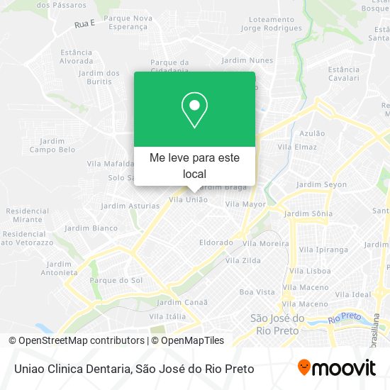 Uniao Clinica Dentaria mapa