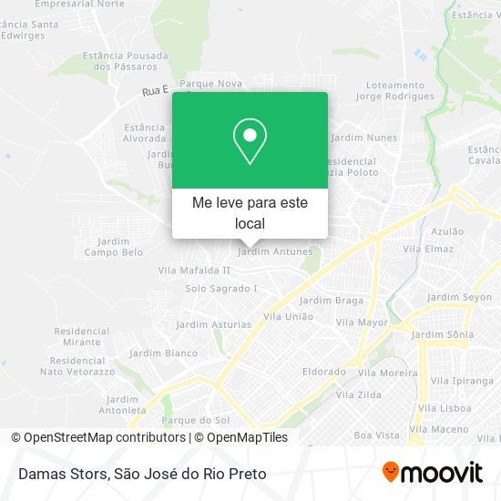 Damas Stors mapa