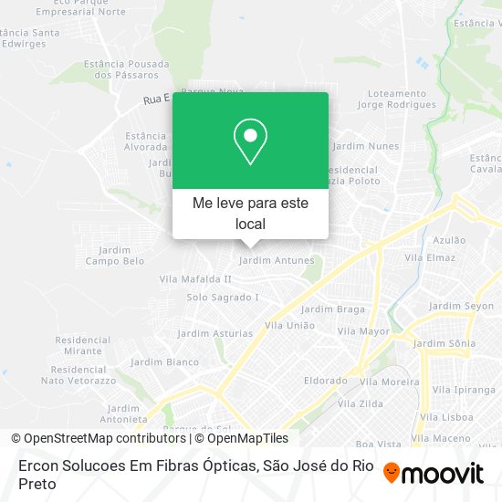 Ercon Solucoes Em Fibras Ópticas mapa