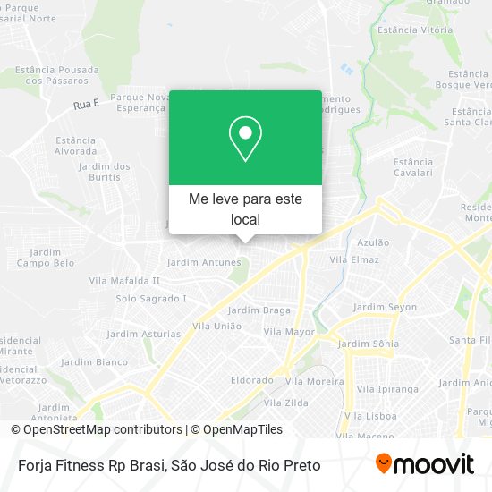 Forja Fitness Rp Brasi mapa
