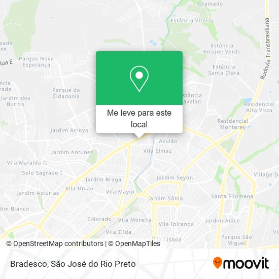 Bradesco mapa
