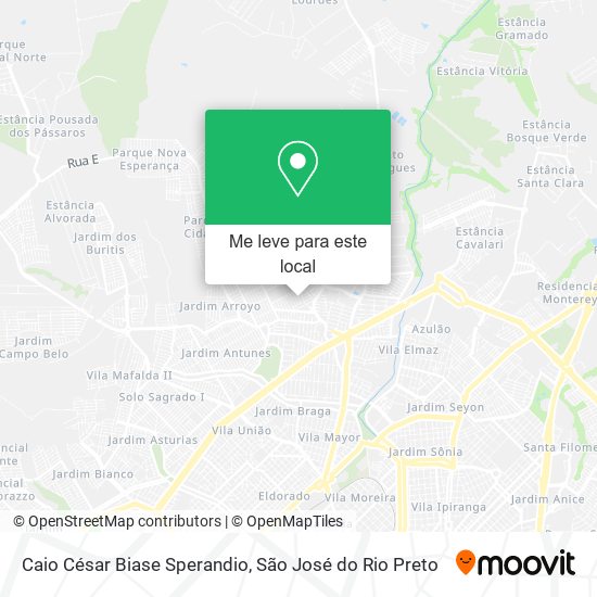 Caio César Biase Sperandio mapa