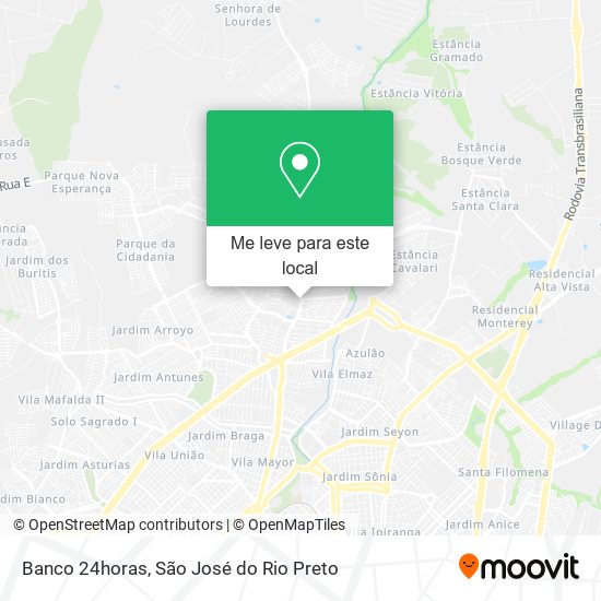 Banco 24horas mapa