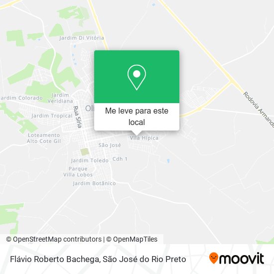 Flávio Roberto Bachega mapa