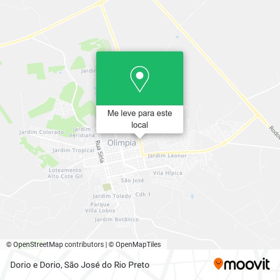 Dorio e Dorio mapa