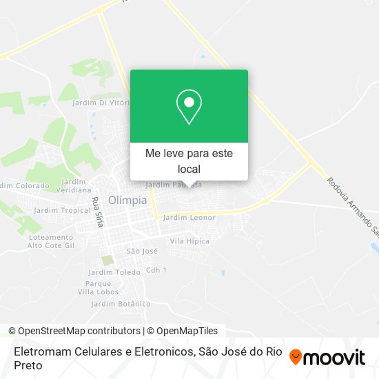 Eletromam Celulares e Eletronicos mapa
