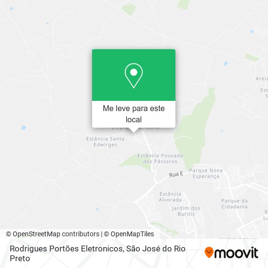 Rodrigues Portões Eletronicos mapa