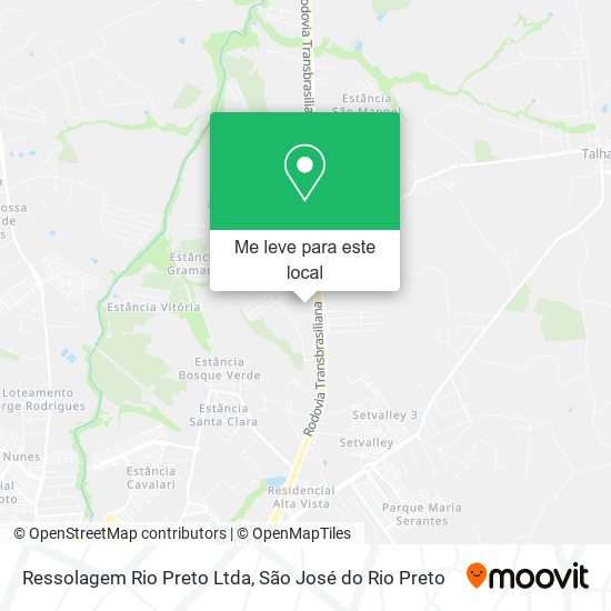 Ressolagem Rio Preto Ltda mapa