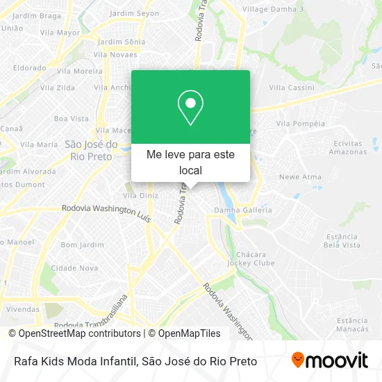 Rafa Kids Moda Infantil mapa