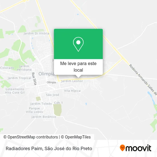 Radiadores Paim mapa