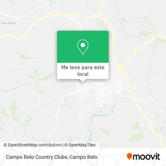 Campo Belo Country Clube mapa