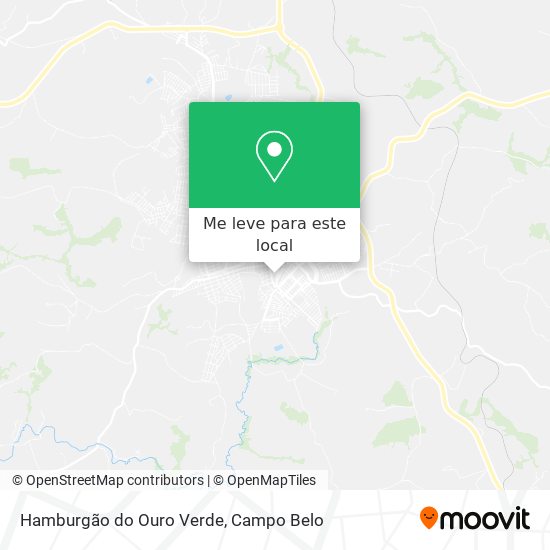 Hamburgão do Ouro Verde mapa