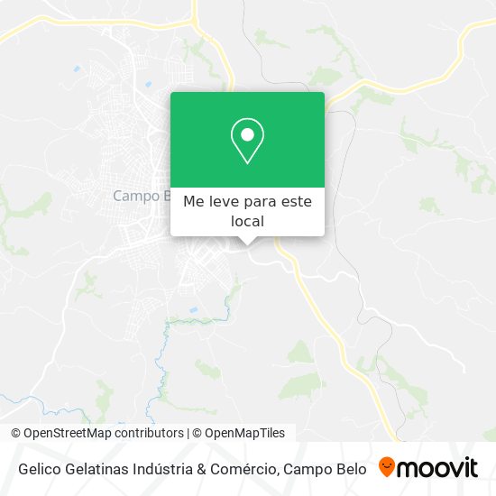Gelico Gelatinas Indústria & Comércio mapa