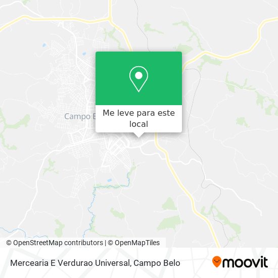 Mercearia E Verdurao Universal mapa