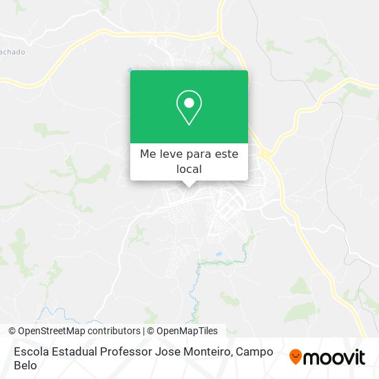 Escola Estadual Professor Jose Monteiro mapa