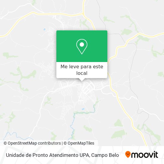 Unidade de Pronto Atendimento UPA mapa