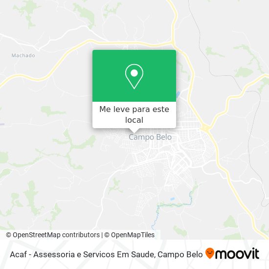 Acaf - Assessoria e Servicos Em Saude mapa