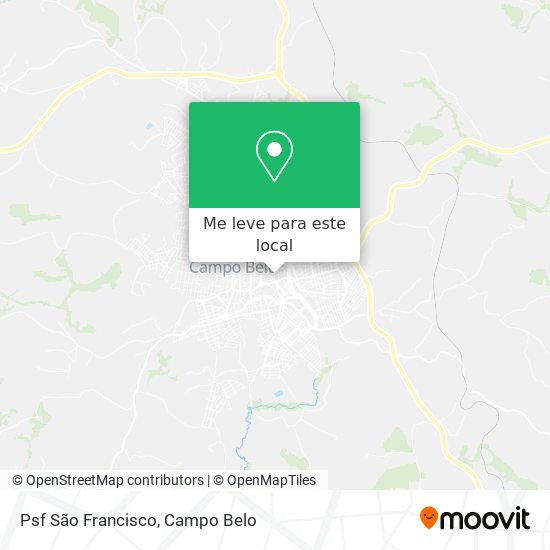 Psf São Francisco mapa