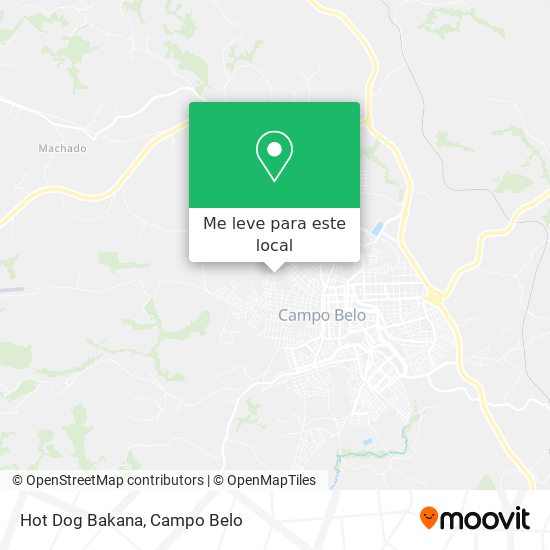 Hot Dog Bakana mapa