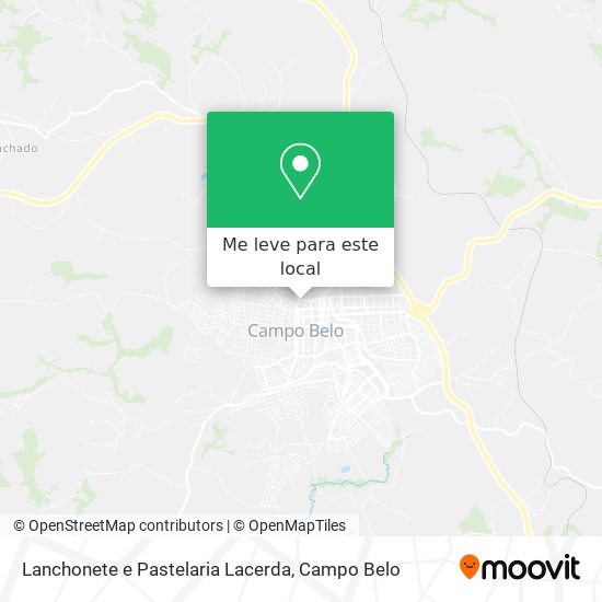 Lanchonete e Pastelaria Lacerda mapa