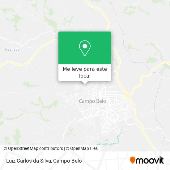 Luiz Carlos da Silva mapa