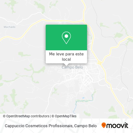 Cappuccio Cosmeticos Profissionais mapa