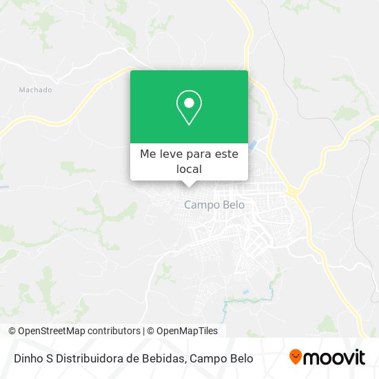 Dinho S Distribuidora de Bebidas mapa