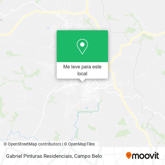Gabriel Pinturas Residenciais mapa