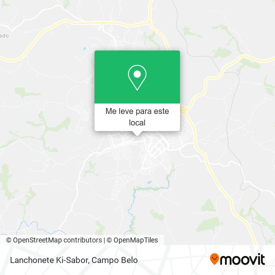 Lanchonete Ki-Sabor mapa