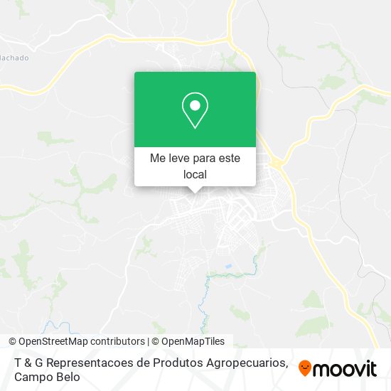 T & G Representacoes de Produtos Agropecuarios mapa