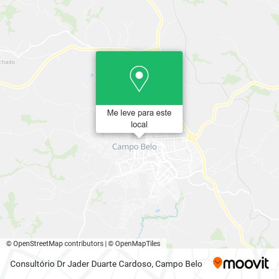 Consultório Dr Jader Duarte Cardoso mapa