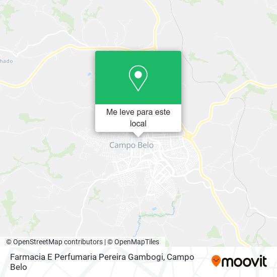 Farmacia E Perfumaria Pereira Gambogi mapa
