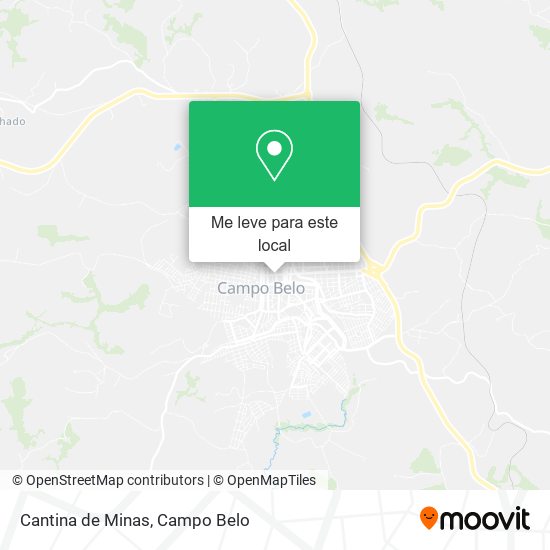 Cantina de Minas mapa