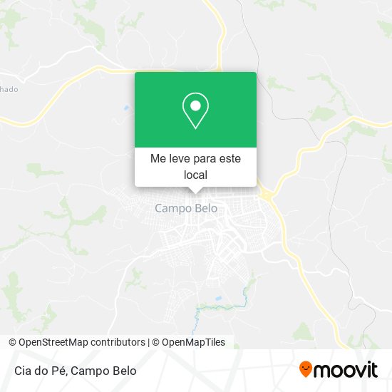 Cia do Pé mapa