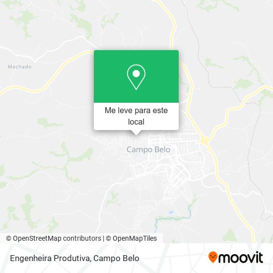 Engenheira Produtiva mapa