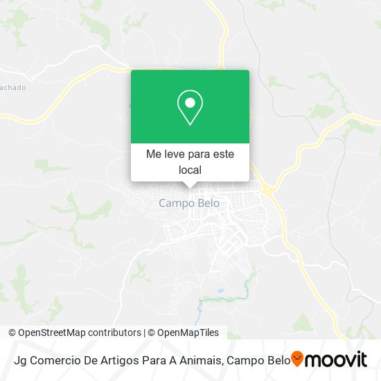 Jg Comercio De Artigos Para A Animais mapa