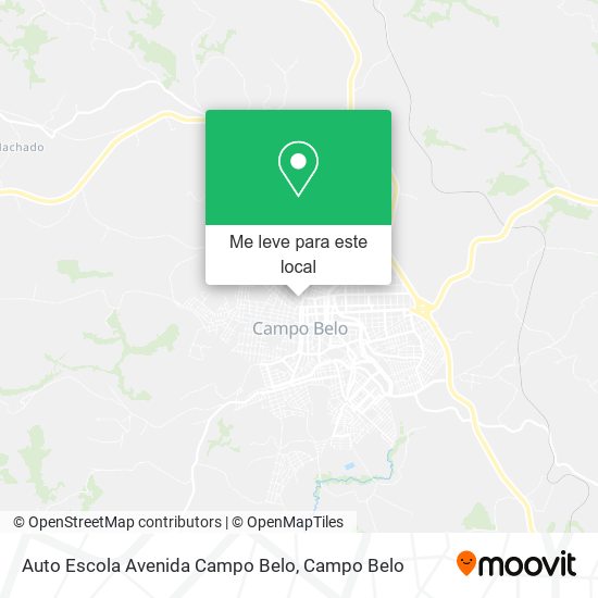 Auto Escola Avenida Campo Belo mapa