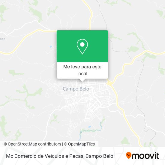 Mc Comercio de Veiculos e Pecas mapa