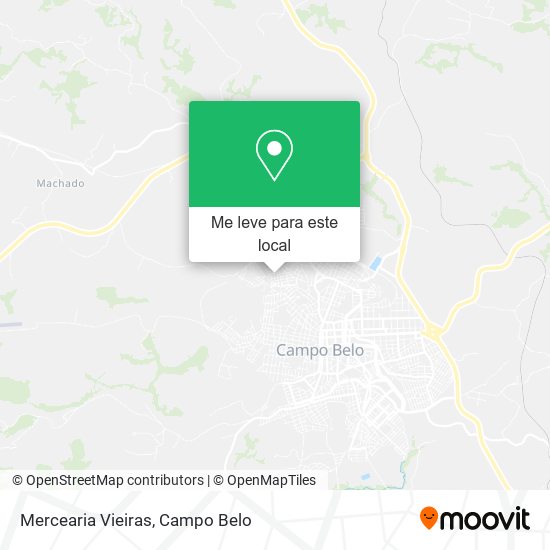 Mercearia Vieiras mapa