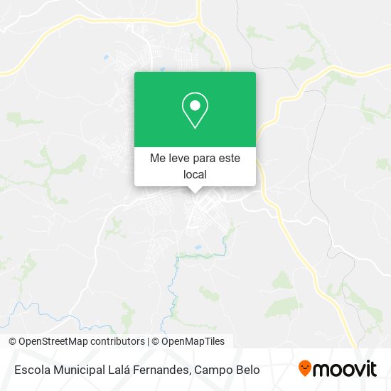 Escola Municipal Lalá Fernandes mapa