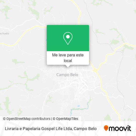 Livraria e Papelaria Gospel Life Ltda mapa