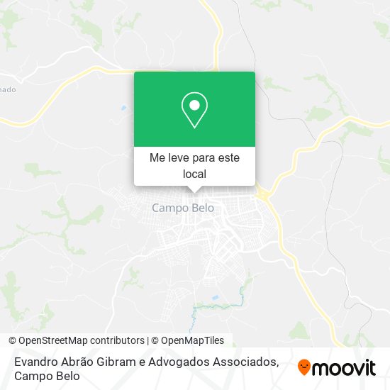 Evandro Abrão Gibram e Advogados Associados mapa