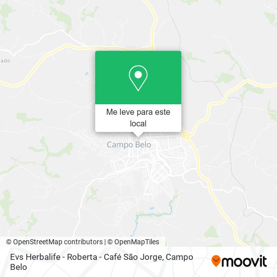 Evs Herbalife - Roberta - Café São Jorge mapa