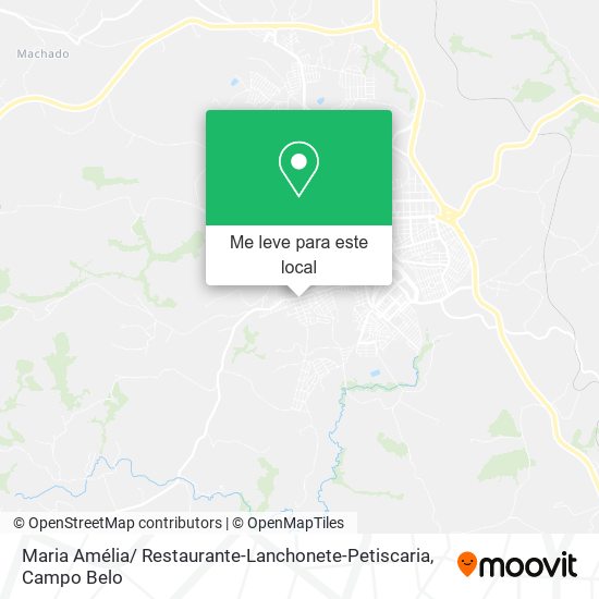 Maria Amélia/ Restaurante-Lanchonete-Petiscaria mapa