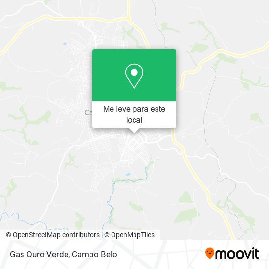 Gas Ouro Verde mapa