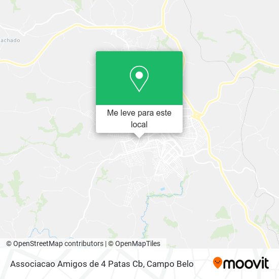 Associacao Amigos de 4 Patas Cb mapa