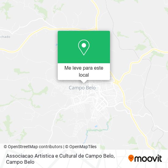 Associacao Artistica e Cultural de Campo Belo mapa