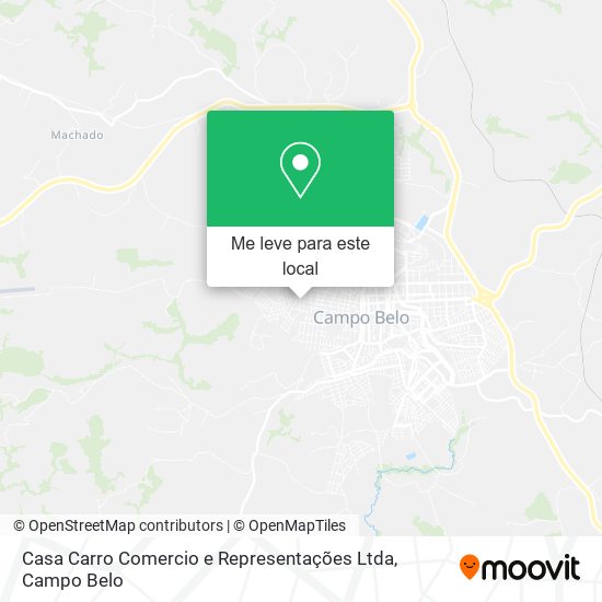 Casa Carro Comercio e Representações Ltda mapa