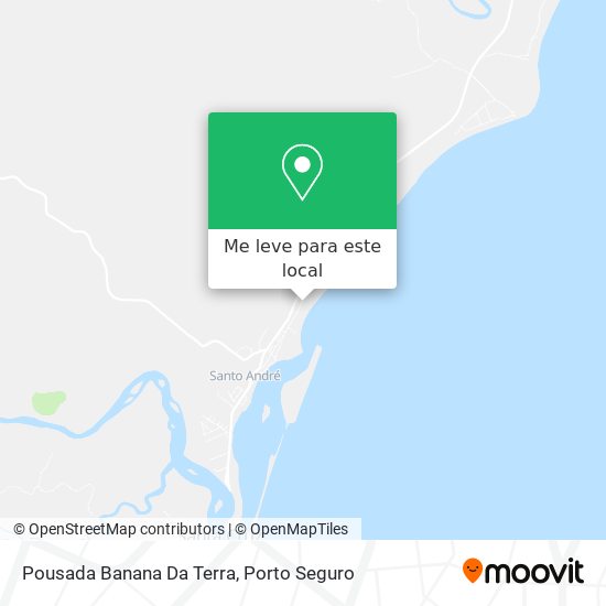 Pousada Banana Da Terra mapa