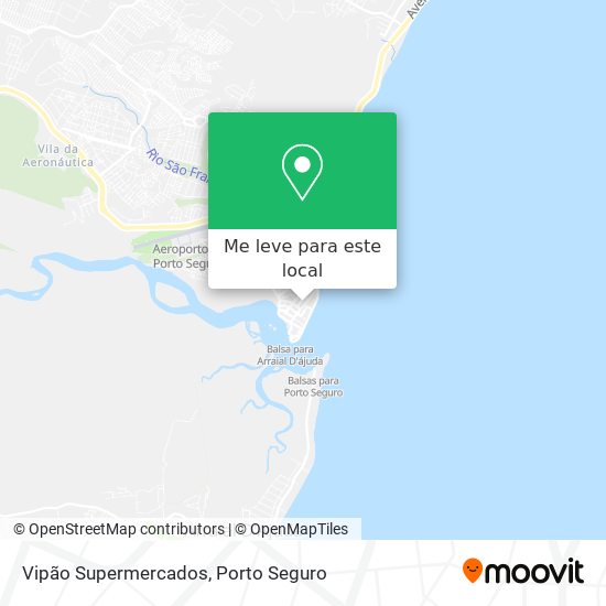 Vipão Supermercados mapa